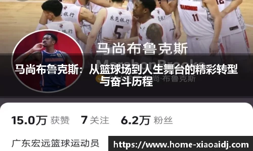 马尚布鲁克斯：从篮球场到人生舞台的精彩转型与奋斗历程